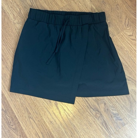 all in motion Pants - All in Motion Black Athletic Skort with Drawstring Waist SZ small